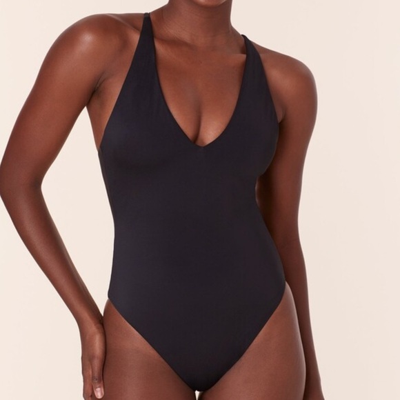 Andie Swim Elwood One-Piece Swimsuit Black size XL NWT - Picture 1 of 7